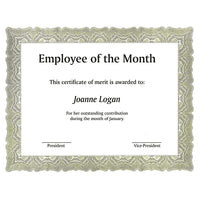 St. James Gioche Bond Certificates, Green w/Gold Seals, 24lb, 8 1/2" x 11", 25 Pack-Free downloadable templates from www.first-base.com