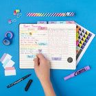 Avery Ultra Writable Tabs - 2" x 1½" Multi Use Repositionable Two Sided - Pastel Colour - 48 Pack-UltraTabs for School – Use as note tabs to highlight study guides, textbooks, and reference materials without damaging pages. The clear adhesive bodies allow you to make notes and see the text underneath