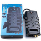 BlueDiamond Defend Flex 12 Outlet Surge Protector, 8' Cord, (S9PC01EBCY)-Integrated cord management design to avoid cable mess