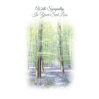 Rosedale 5-1/2" x 8" Masculine Sympathy Greeting Cards And Envelopes, 12 Pack (17551)-Printed on premium uncoated card stock