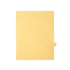 Mark Maker Legal Exhibit Index Tab Buff Single Tabs, 1/26h Cut, Letter Size, No Holes, Letter S, 25 Pack-Buff Single Tabs, 1/26th Cut