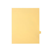 Mark Maker Legal Exhibit Index Tab Buff Single Tabs, 1/26h Cut, Letter Size, No Holes, Letter S, 25 Pack-Buff Single Tabs, 1/26th Cut