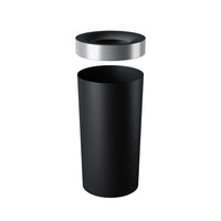 Umbra Vento Trash Can - Black - 16.5 Gallon (62 L)-Open Lid