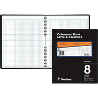Blueline A767 Columnar Book, A767-08T, 8 Columns-A767-08T, 8 Columns