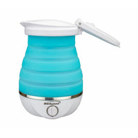 Brentwood Collapsible Travel Kettle - 0.8L - Blue-Collapsible Body for Travel