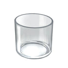 Azar Displays Deluxe Cylinder for Countertop, 6", 4 Pack (556336)-Counter top displays