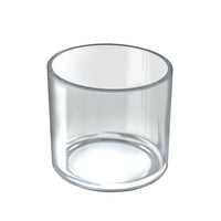Azar Displays Deluxe Cylinder for Countertop, 6", 4 Pack (556336)-Counter top displays