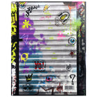 Hilroy Graffiti Pocket & Prong Portfolio - 11-5/8" H x 9-5/16" W - Door-3 fasteners to securly hold contents