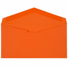 JAM Paper Monarch RecycledColoured Envelopes - 3.875" x 7.5" - Orange - 50 Pack -Size: Monarch (3.88 x 7.5 inches)