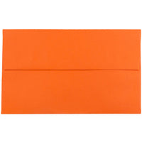 JAM Paper A10 Invitation Envelopes, 6 x 9.5, Brite Hue Orange Recycled, 1000 Pack (95922B)-Orange