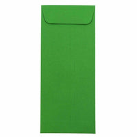 JAM Paper #10 Policy Business Coloured Envelopes - 4.125" x 9.5" - Green Recycled - 50 Pack-Colour: Christmas Green Envelopes