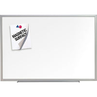 Quartet Premium Classic Erase Porcelain Board, 36" x 24"-Ultra-durable, ultra-smooth board with DuraMax porcelain surface will not scratch, dent, stain or ghost.
