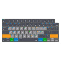 JCPal VerSkin Apple MacOS Shortcuts Keyboard Protector for MacBook Pro 14"/16" (2021/2023) and MacBook Air 13"/15" (2022/2023/2024)-Form fitting and ultra thin (0.3mm) skin protects keyboard from liquids, dust and debris