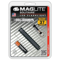 Maglite LED 1-Cell AAA Solitaire Flashlight, Black (SJ3A016)-Durable aluminum alloy case