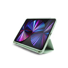 JCPal DuraPro Case with Pencil Holder for 11" iPad Pro (2021 Model) - Light Green-Light Green, Shock resistant
