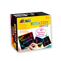 Avenir Scratch Note - 50 Cards-Also includes an easy-to-grasp scratch tool, and a wiping cloth
