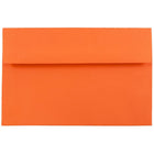 JAM Paper A8 Invitation Envelopes, 5.5 x 8.125, Brite Hue Orange Recycled, 250 Pack (95740H)-Orange recycled envelope
