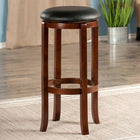 Winsome Wood Walcott 30" Swivel Bar Stools (94160)-Flared out legs