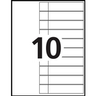 Avery Ready Index Table of Content Dividers for Laser and Inkjet Printers, 10 Tabs, 6 sets, Multi-colour, (11188)-Extended tab reinforcement prevents tearing 