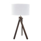 Union & Scale Essentials LED Table Lamp - Espresso/White-Table lamp