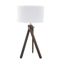 Union & Scale Essentials LED Table Lamp - Espresso/White-Table lamp