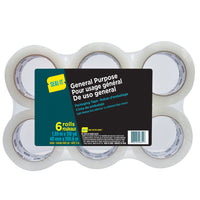 Seal-It All Purpose Clear Packing Tape - 48mm x 100m - 6 Pack-Packaging tape