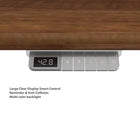 DecentLiving Electric Sit/Stand Desk - 72" L x 30" W - Solid Walnut-Desktop thickness at 1-1/4 inch