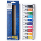 Winsor & Newton Cotman Watercolour Paint Tube Set - 10 x 5ml-Contains Lemon Yellow Hue, Cadmium Orange Hue, Cadmium Red Deep Hue, Permanent Rose, Dioxazine Purple, Ultramarine, Cerulean Blue Hue, Hooker's Green Light, Burnt Sienna, Lamp Black