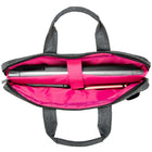 Vangoddy Wave 15.6" Laptop Messenger Bag - Pink-Generous exterior pocket for stationery, cable, wallet, cell phone, and other necessities on the go