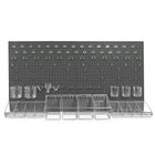 Azar Displays Pegboard Organizer Kit, 24" x 48", Black (900988-BLK)-Plastic Organizer Kit
