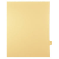 Mark Maker Legal Tabs - Letter Size - Buff - 1/15th cut - 25 tabs per package - 5 packages Pack - Number 147-Buff SingleTabs
