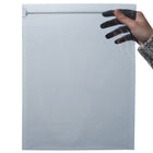 JAM Paper Foil Envelopes with Zip Lock Closure, 10 x 13, Clear Foil, 25 Pack (3001013A58A4)-Colour: Clear