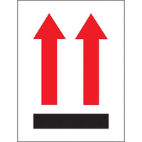 International Safe Handling Label, "This Side Up", 3" x 4", 500 Pack-Dimensions: 3" x 4"