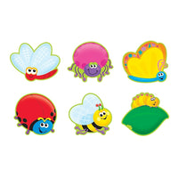 Trend Enterprises 6" Bright Bugs Classic Accents Variety Pack, 108 Pack (T-10914)-Colourful bugs accents for prekindergarten - 6th grade classroom decorations