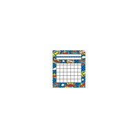 Teacher Created Resources Superhero Incentive Charts, 36 Sheets per Pad, 6 Pack (TCR5646)-Incentive charts to show student achievements