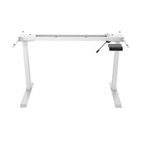 TygerClaw 23.5"W Electric Sit-Stand Desk - White-Pre-assembled design, assembles easily in less than 5 minutes