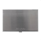 Club Rochelier Top Flip Business Aluminim Card holder, Silver-3.75" x 0.25" x 2"