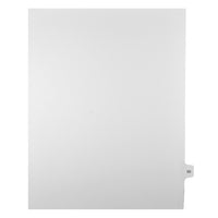 Mark Maker Legal Tabs - Letter Size - White - 1/15th cut - 25 tabs per package - 5 packages Pack - Number 58-White Single Tabs