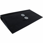 JAM Paper Plastic Envelopes with Button and String Tie Closure #10 Business Booklet - 5.25" x 10" - Black - 12 Pack -Quantity: 12 per pack
