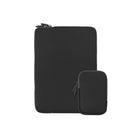 LOGiiX Vibrance Essential 16" Laptop Sleeve with Pouch - Black-Black - Fabric