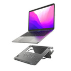 Adam Elements Casa Hub 5-in-1 USB-C Hub/Laptop Stand - Space Grey-Reach up to 110mm (4.3") viewing / typing angle