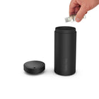 Stadler Form L-038 Lucy Aroma Diffuser With Flame Effect - Black-Dimensions: 2.75" L x 2.75" W x 5.90" H