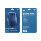 Basic Tech Wireless Ergo 2.4GHZ Mouse - Sea Blue-Sleek matte finish