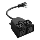 Wemo Outdoor Wi-Fi Smart Plug - White-Dual AC outlets allow you to schedule and control two outdoor devices together with just one smart plug. You can also keep access to your top outlet when plugged into the bottom AC outlet