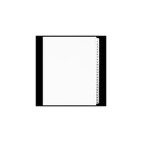 Southwest Index - White - 1/25th Cut - #51 to #75 - 25 Pack-Index and Litigation Tab Dividers