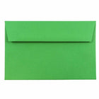 JAM Paper A9 Invitation Envelopes, 5.75 x 8.75, Brite Hue Green Recycled, 250 Pack (98176H)-Green recycled envelope