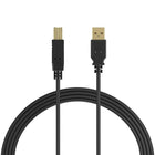 NXT Technologies NX29930 11' USB A Male/B Male - Black-11' length for convenient use
