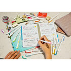 Zebra Mildliner Double-Ended Pen-Style Highlighter - Mild Coral Pink-Doesn't bleed through