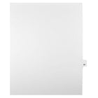 Mark Maker Legal Exhibit Index Tab White Single Tabs, 1/25th Cut, Letter Size, No Holes, Number 67, 25 Pack-White Single Tabs, 1/25th Cut