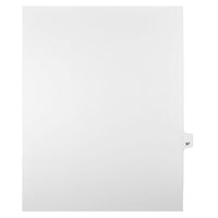 Mark Maker Legal Exhibit Index Tab White Single Tabs, 1/25th Cut, Letter Size, No Holes, Number 67, 25 Pack-White Single Tabs, 1/25th Cut